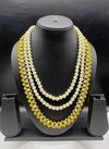 Yellow Colour Groom Mala Indian Sparkly ForFunctions And Wedding Wear Latest New Mala Collection SRM-019